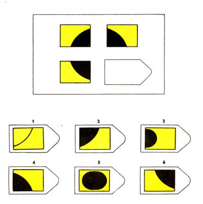 瑞文智力测试B4